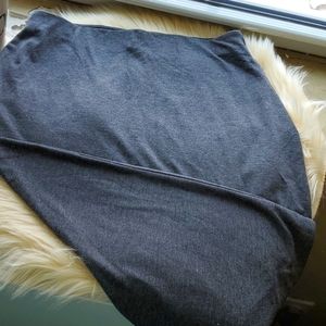 Old navy gray pencil skirt mid calf length